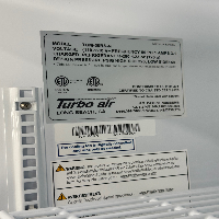 Turbo Air Double Door Refrigerator image 3